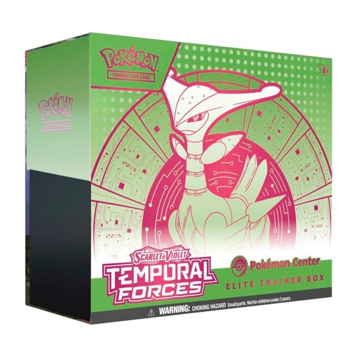 Pokémon TCG: Scarlet & Violet-Temporal Forces Pokémon Center Elite Trainer Box (Iron Leaves) Pokémon TCG: Scarlet & Violet-Temporal Forces Pokémon Center Elite Trainer Box (Iron Leaves)