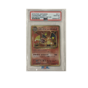 2016 Pokemon Japanese Charizard 1st Edition Holo 20th 011/087 GEM MINT PSA 10 🔥