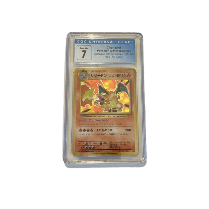 Charizard Pokemon 2016 Holo Japanese 011/087 1st Edition CGC 7