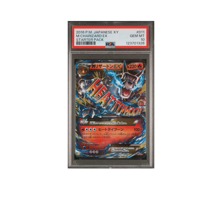 2016 POKEMON JAPANESE XY STARTER PACK #011 M CHARIZARD EX PSA 10