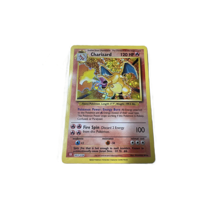 2023 Pokemon Charizard 003/034 Holo TCG Classic Foil Exclusive New
