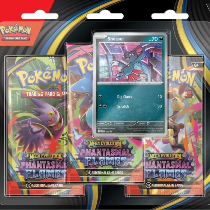 Phantasmal Flames 3 Pack Blister [Sneasel] - (PFL)